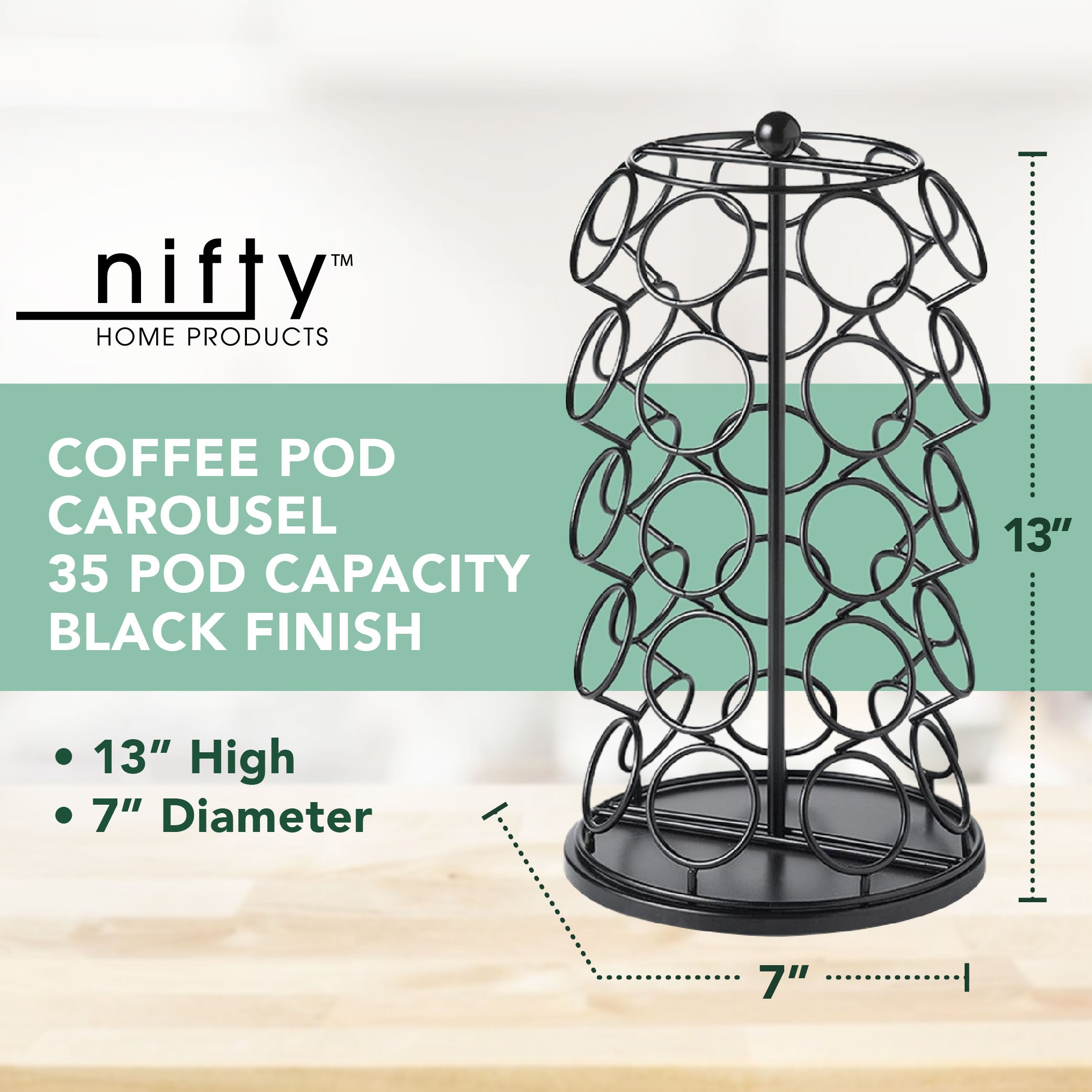 Nifty Home Products Coffee Pod Storage & Reviews